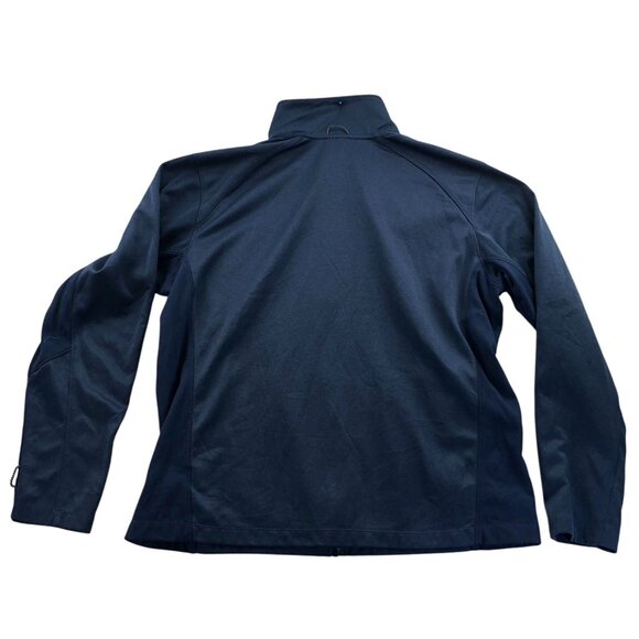 Columbia Interchange Men's Fleece Jacket Large Athletic Full Zip Stand Collar Bl - Picture 2 of 16